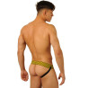  Jockstrap Fist Leather Jaune